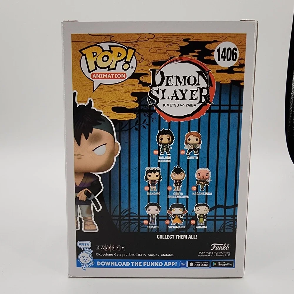 Funko‎ Pop! Animation: Demon Slayer Genya Shinazugawa #1406 Vinyl Figure - Picture 4 of 7